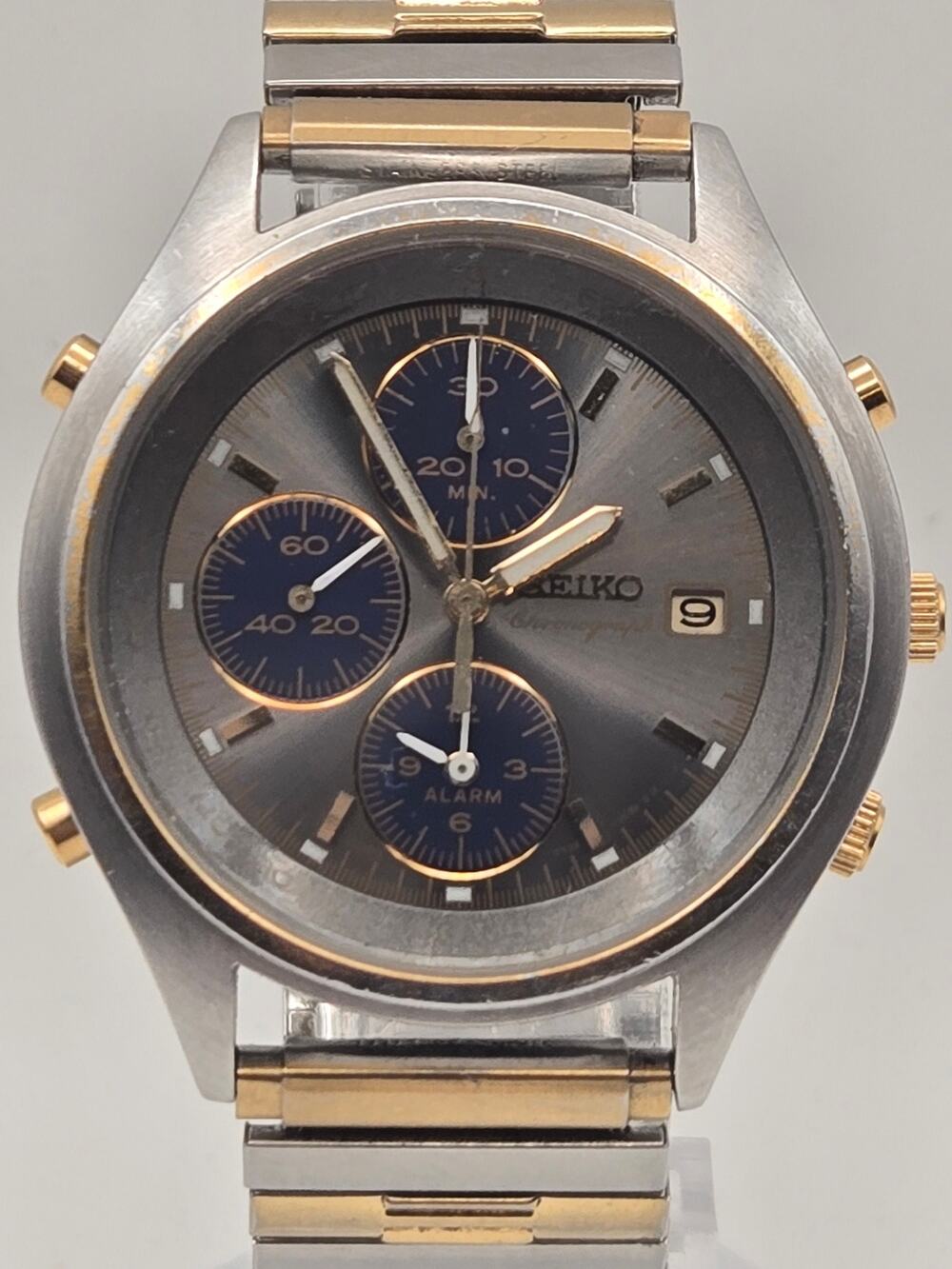 Vintage Seiko 7T32-7C69 Chronograph Alarm Quartz Watch